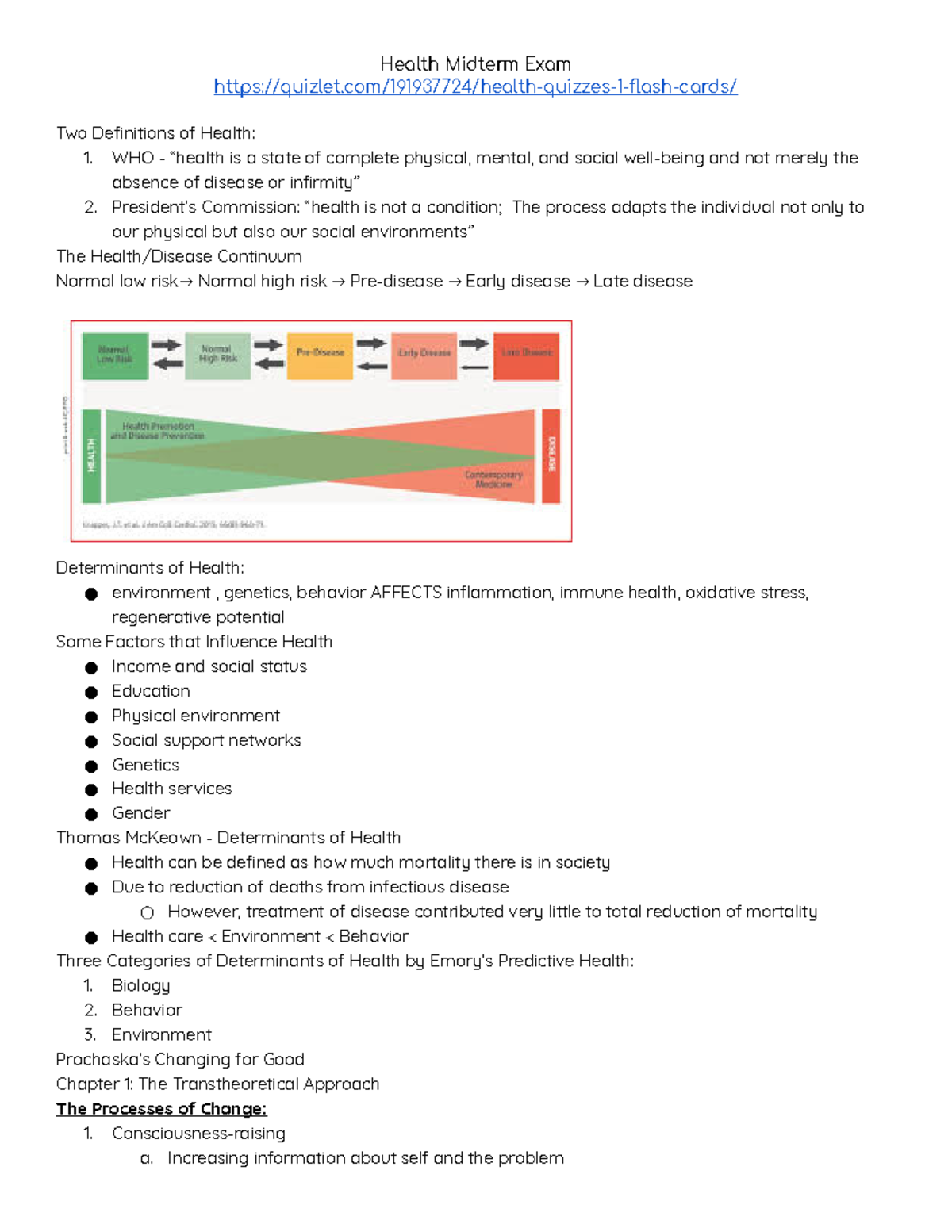 Health 202: Midterm Exam Study Guide and Key Concepts - Studocu