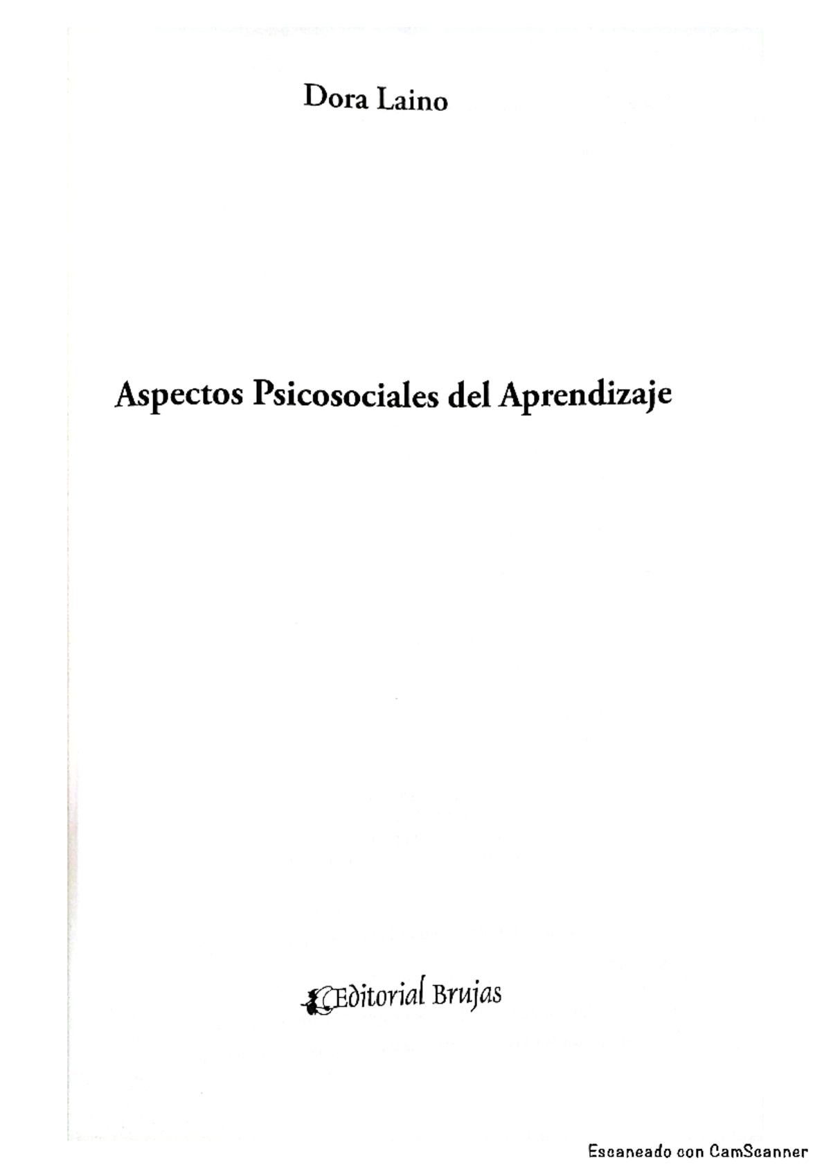 Capítulo 1, 2, 3 y 7: Aspectos Psicosociales del Aprendizaje en Educación - Document Preview