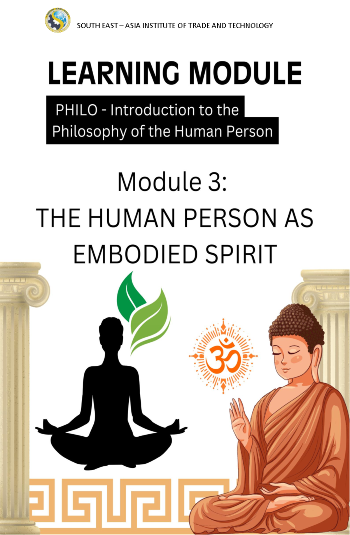 PHIL 101: The Human Person as Embodied Spirit - Week 3 Module - Studocu