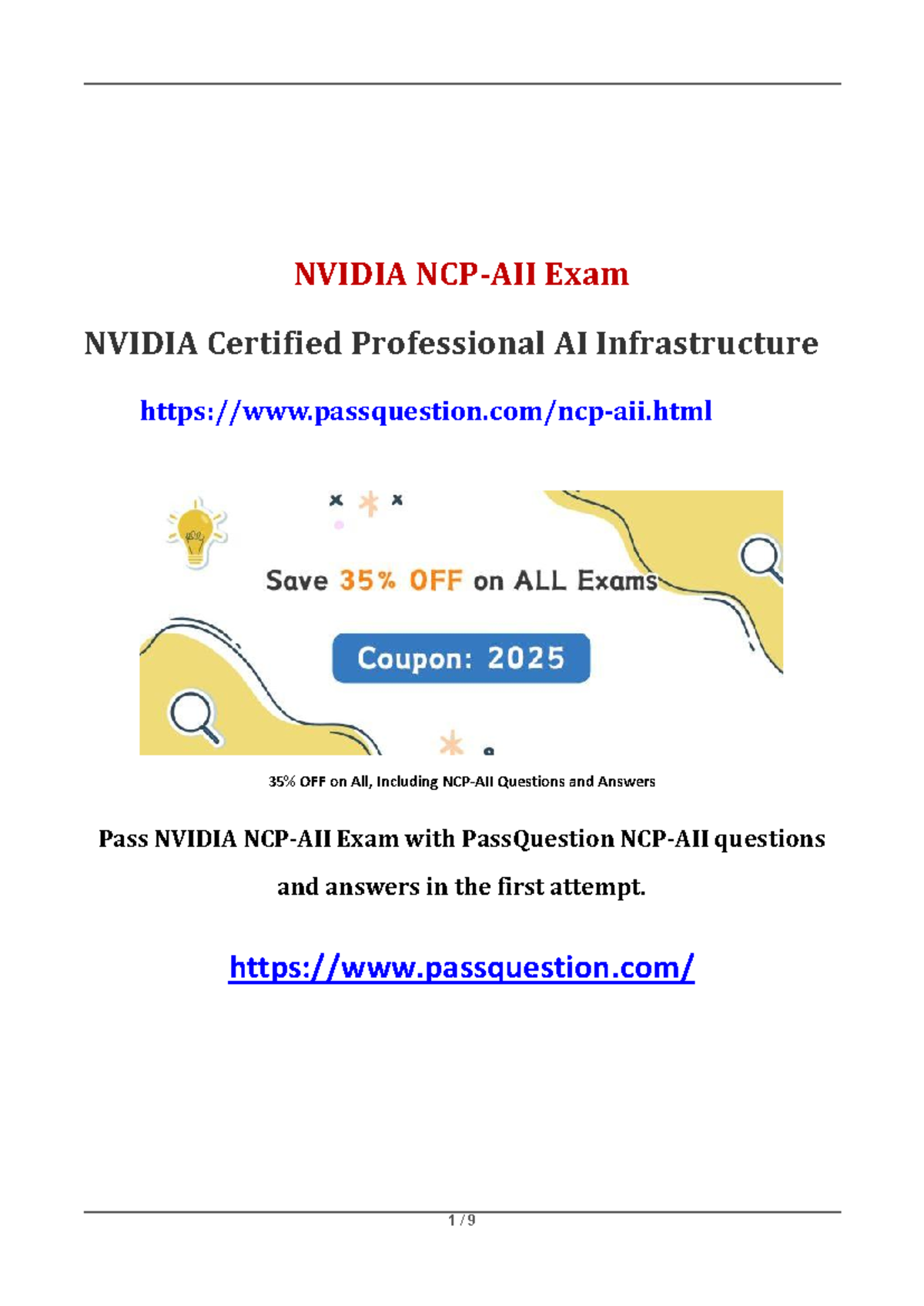 NCP-AII NVIDIA Certified Professional AI Infrastructure Exam Q&A Guide ...
