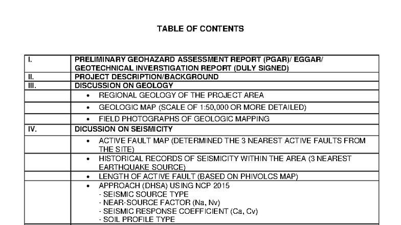 Preliminary Geohazard Assessment Report for Cagayan de Oro City Project ...