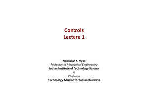 ME354A Quiz1 sol1 - Quiz solution - ME354A: Vibration and Control ...