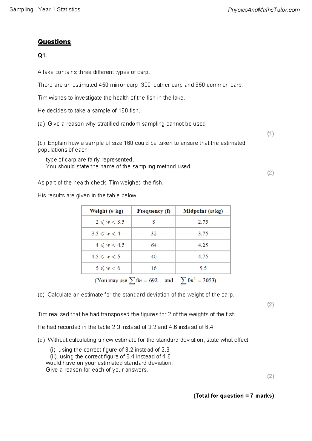 Sampling Methods and Techniques - MTH101 Final Exam Insights - Studocu