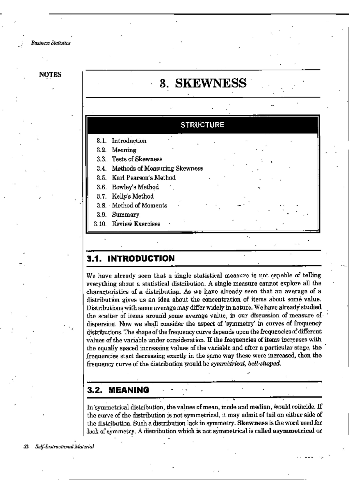 Business Stats Assignment 2: Understanding Skewness & Kurtosis - Studocu
