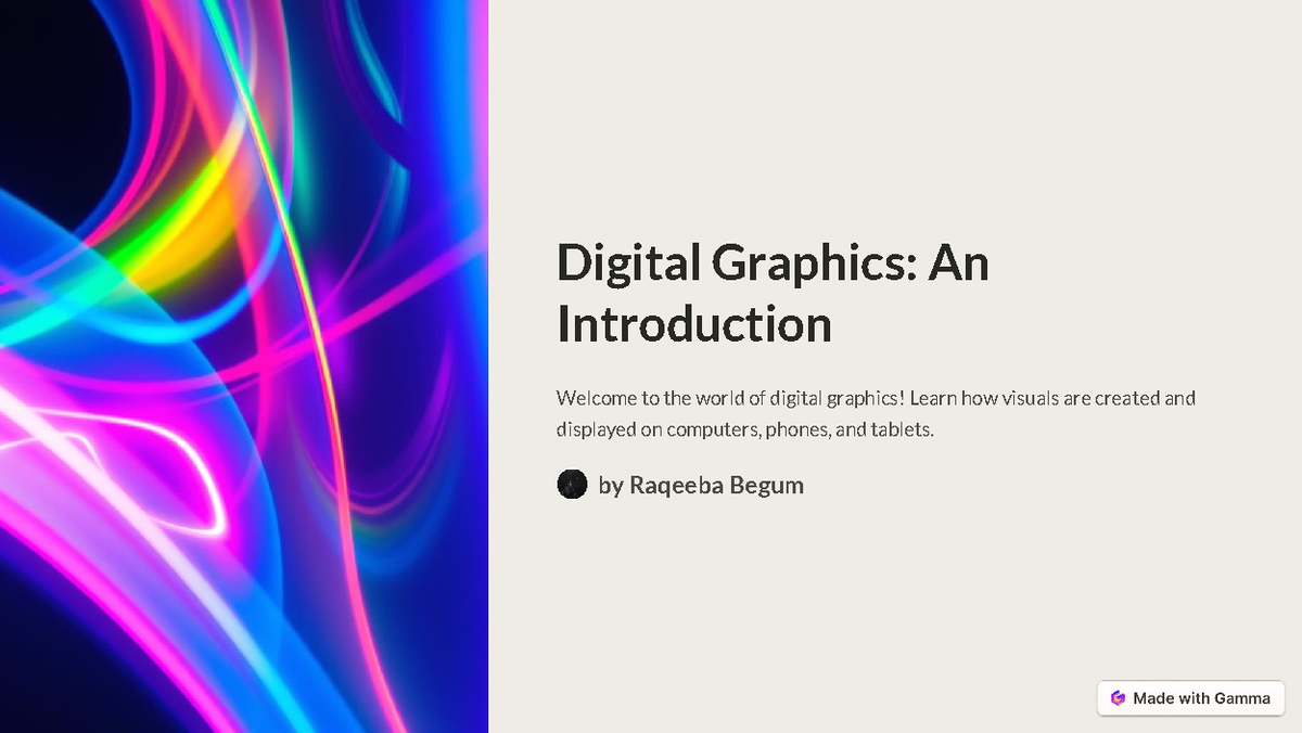 Digital Graphics An Introduction - Digital Graphics: An Introduction ...