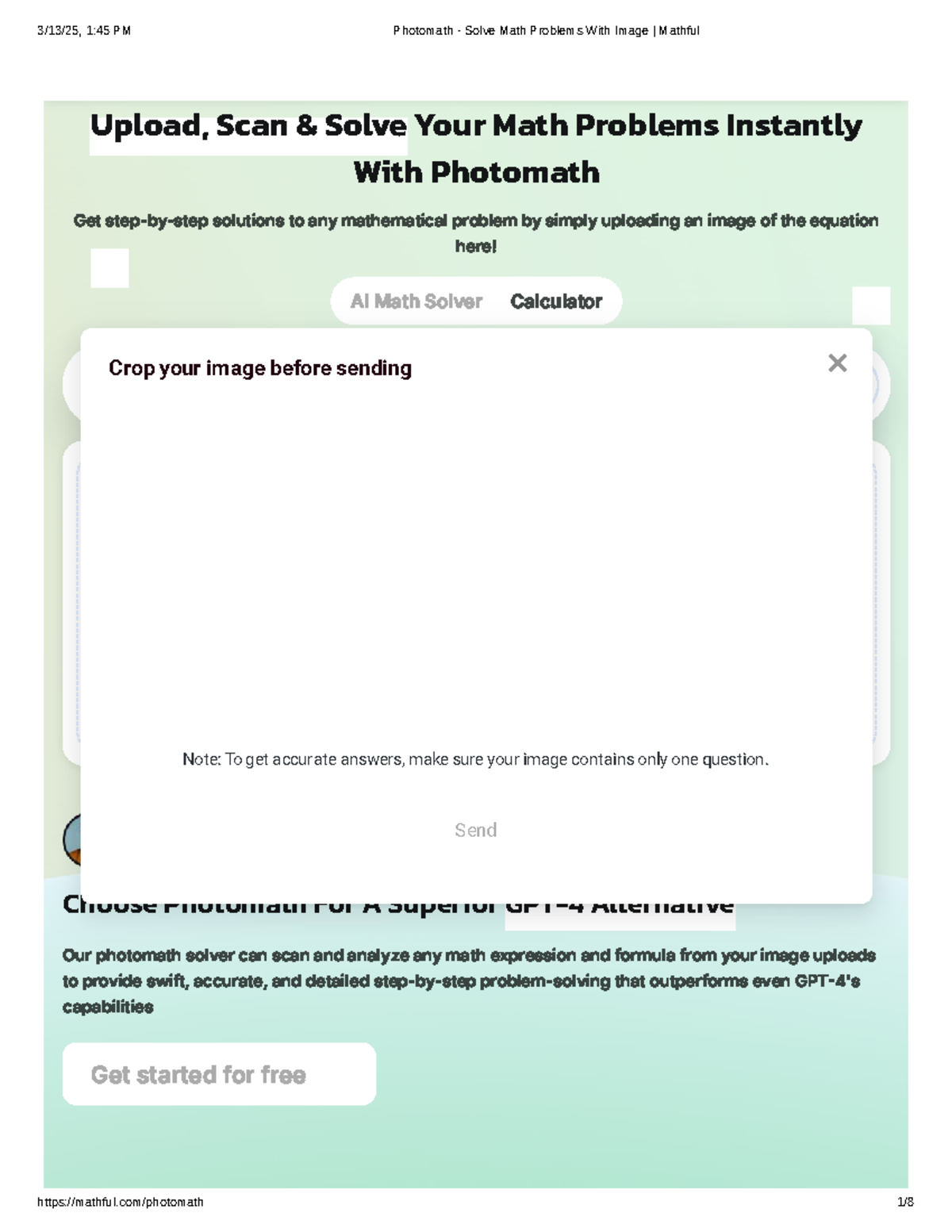 Photomath: Instant Math Solutions via Image Uploads & Scanning - Studocu