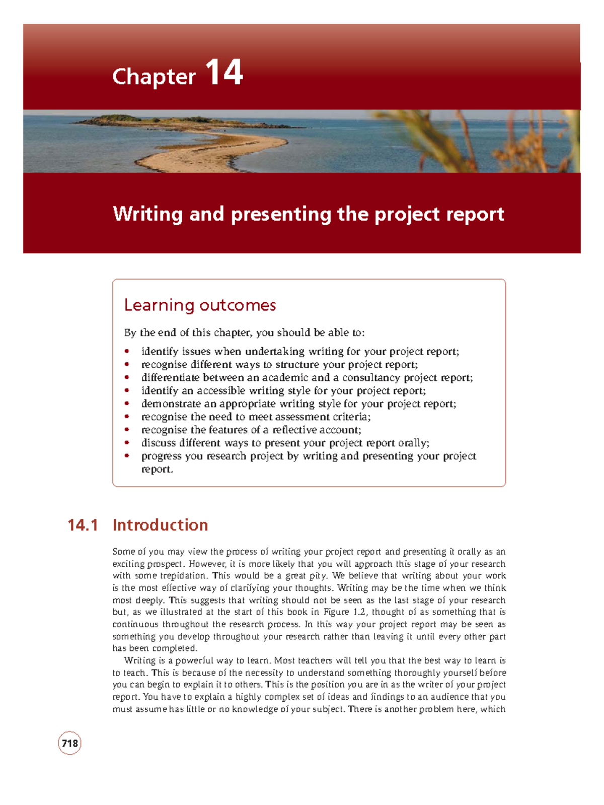 Chapter 14: Writing and Presenting Your Project Report (Research ...