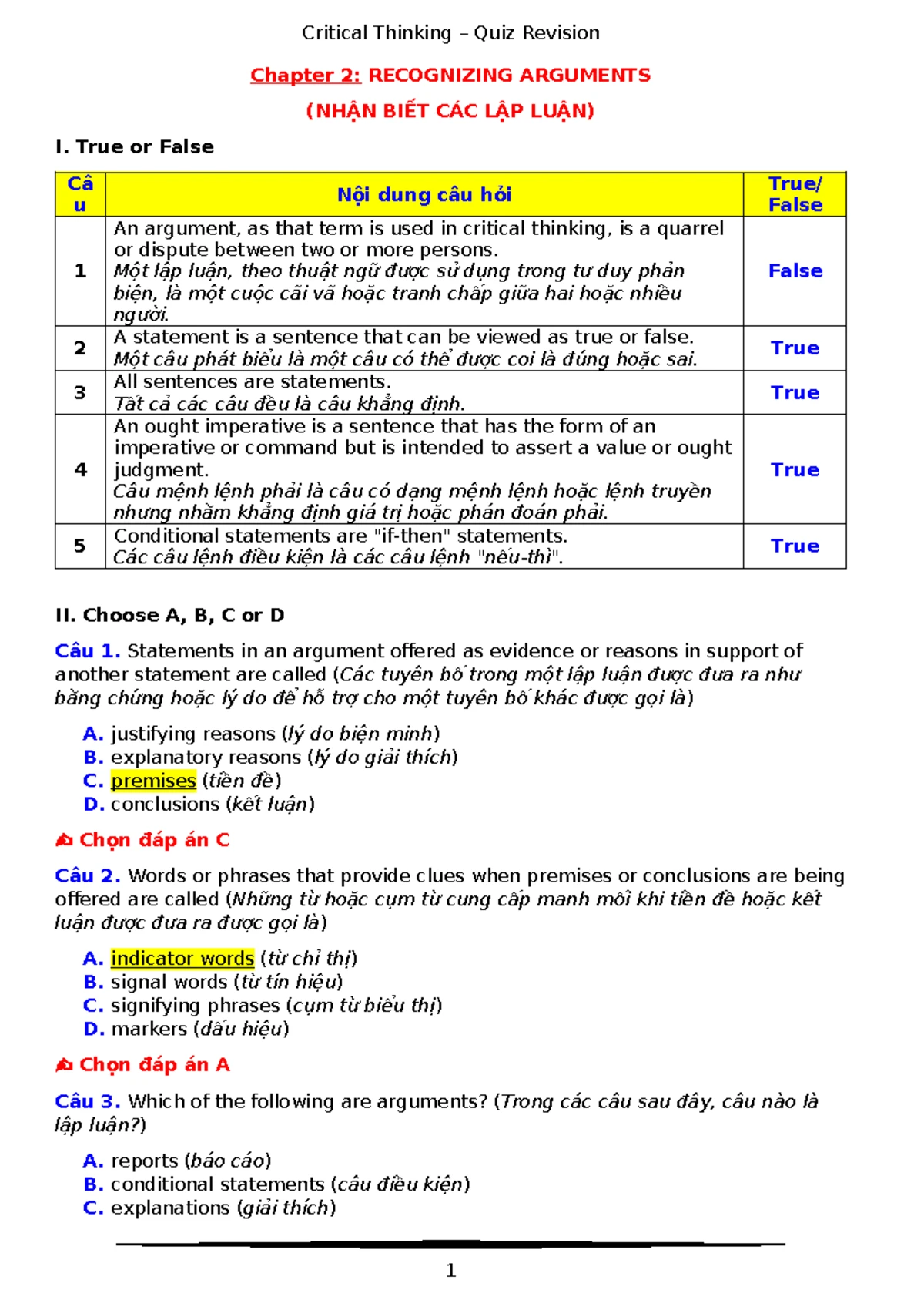 Chapter 5 Examples of Logical Fallacies in Argumentation - Studocu