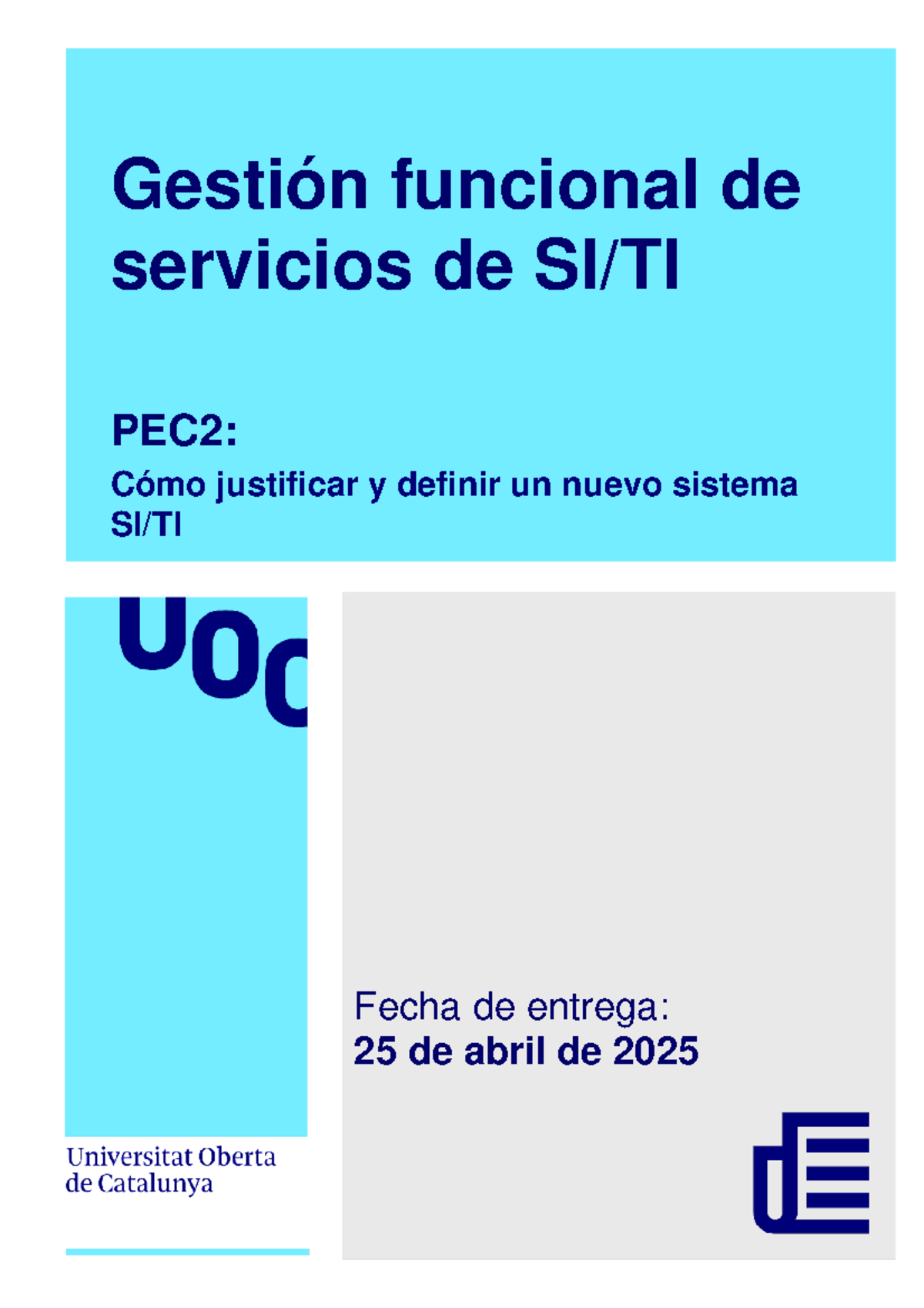 Gestión funcional de servicios de PEC2: Análisis y propuestas para ...