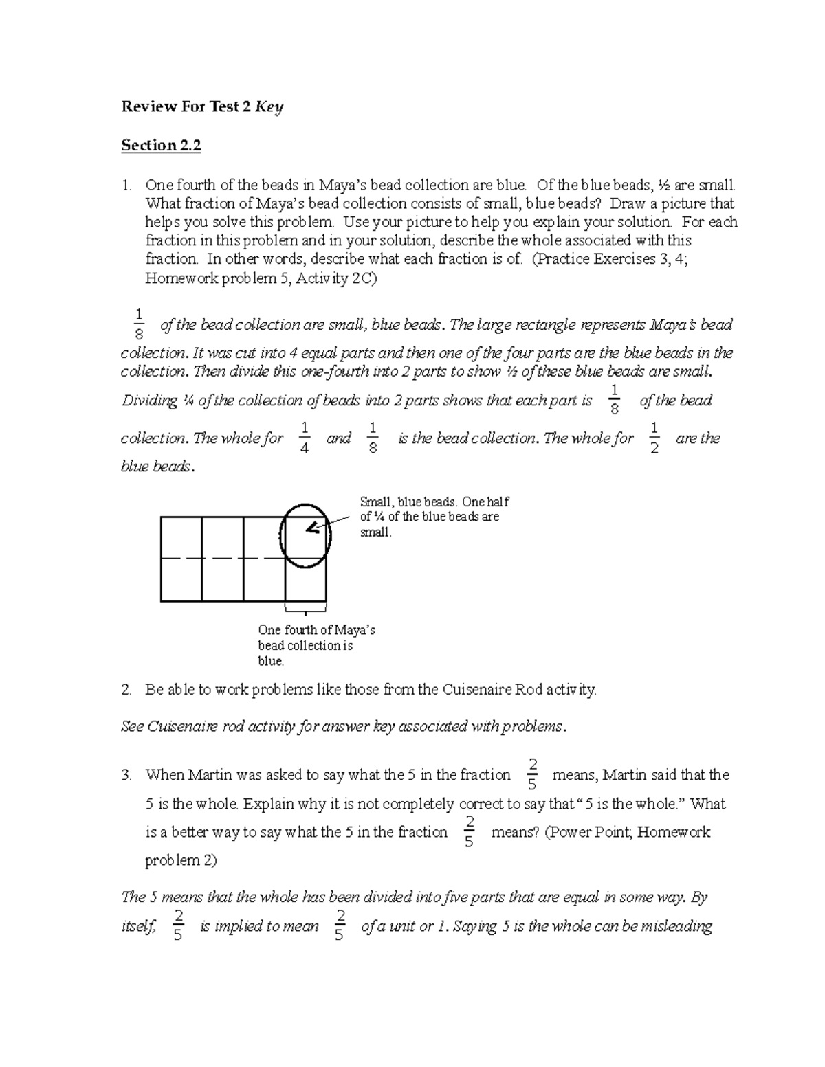 Review+chapter+2-3 - Lecture notes 4 - Review For Test 2 Key Section 2 ...