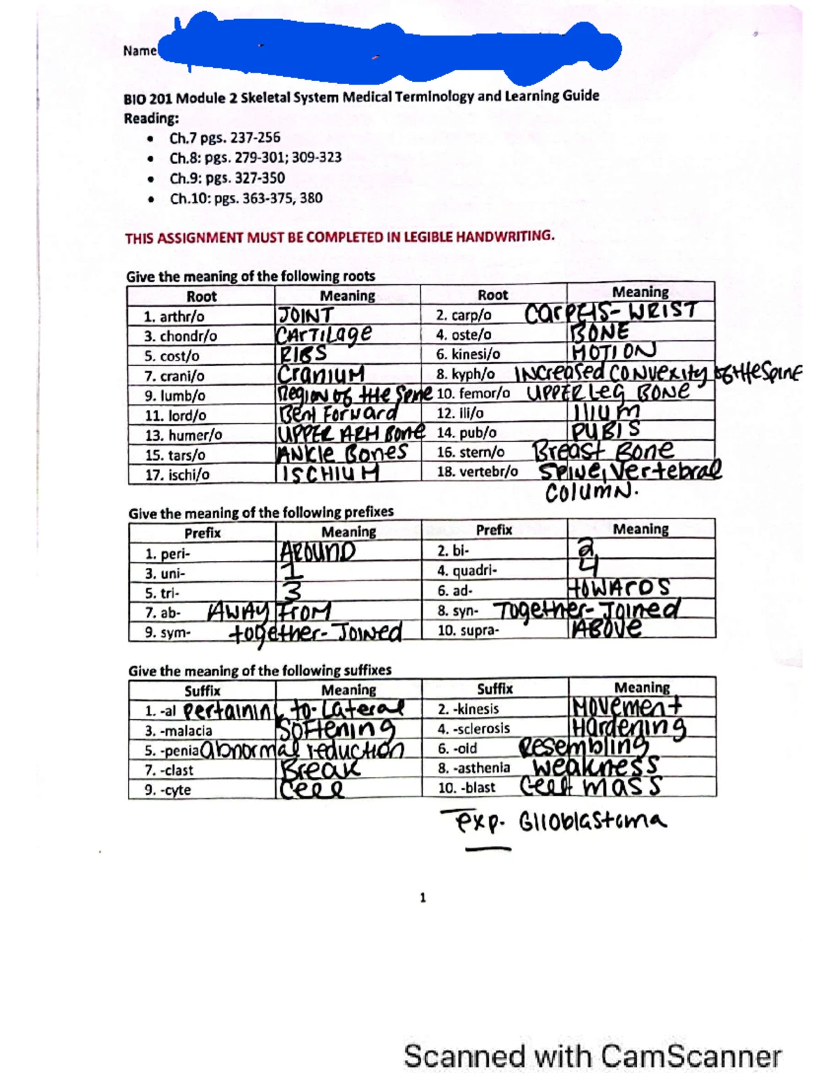BIO 201 Module 5 Learning Guide: Nervous System Part I - Studocu