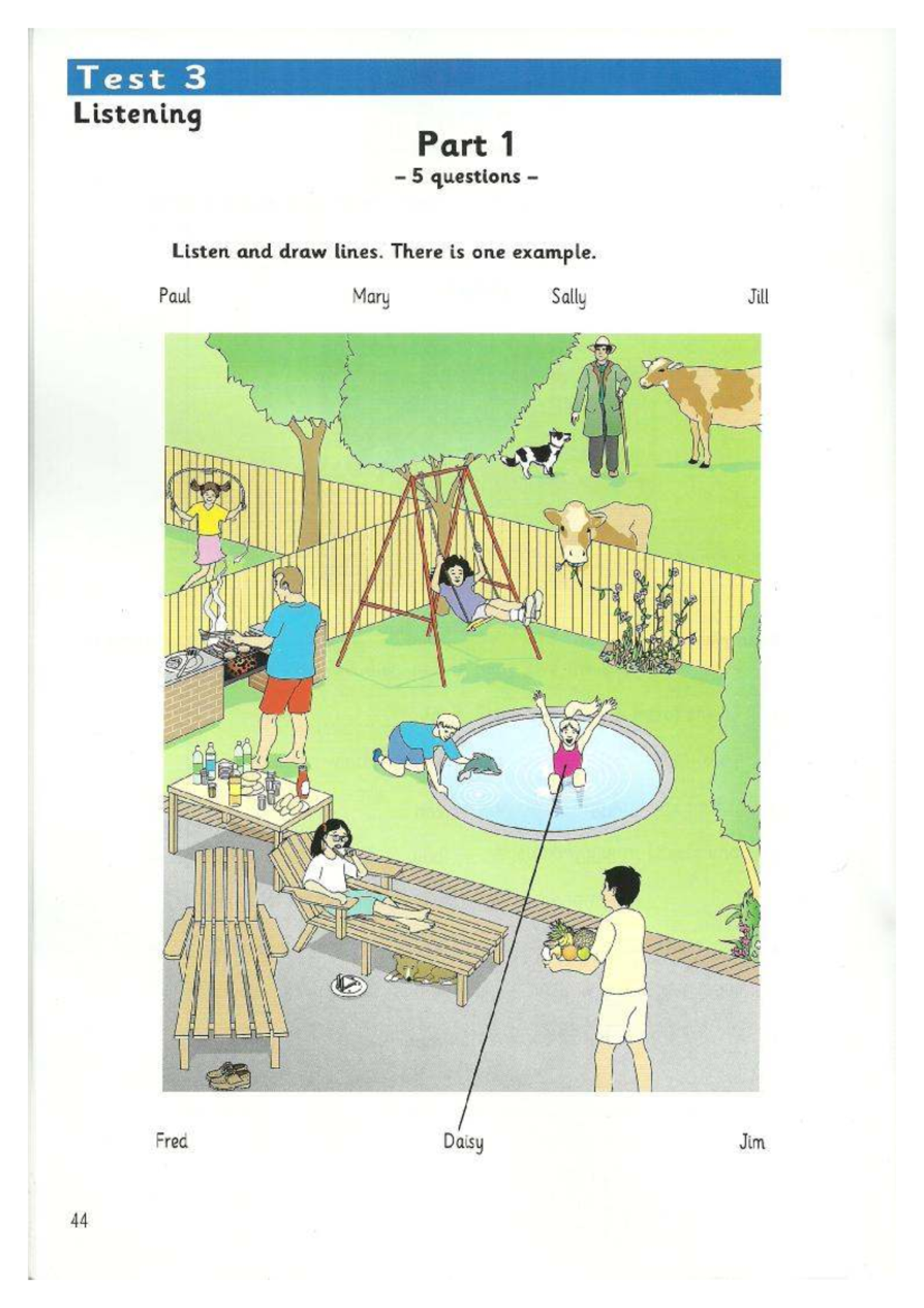 Movers 6 Test 3 Listening & Reading Practice - Studocu