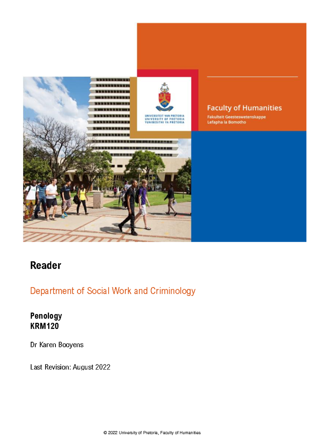 Final Exam Reader for KRM120: Penology Insights and Overview - Studocu