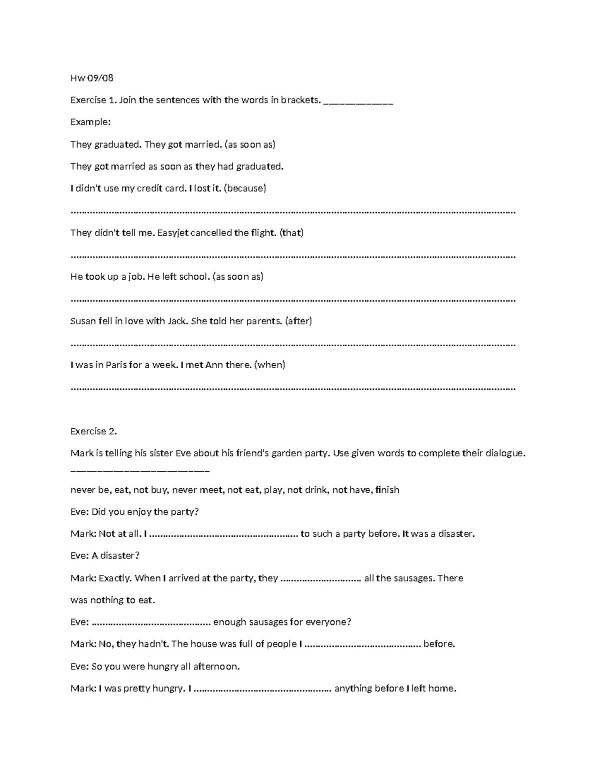 English Language Exercises: Vocabulary, Grammar, and Comprehension ...