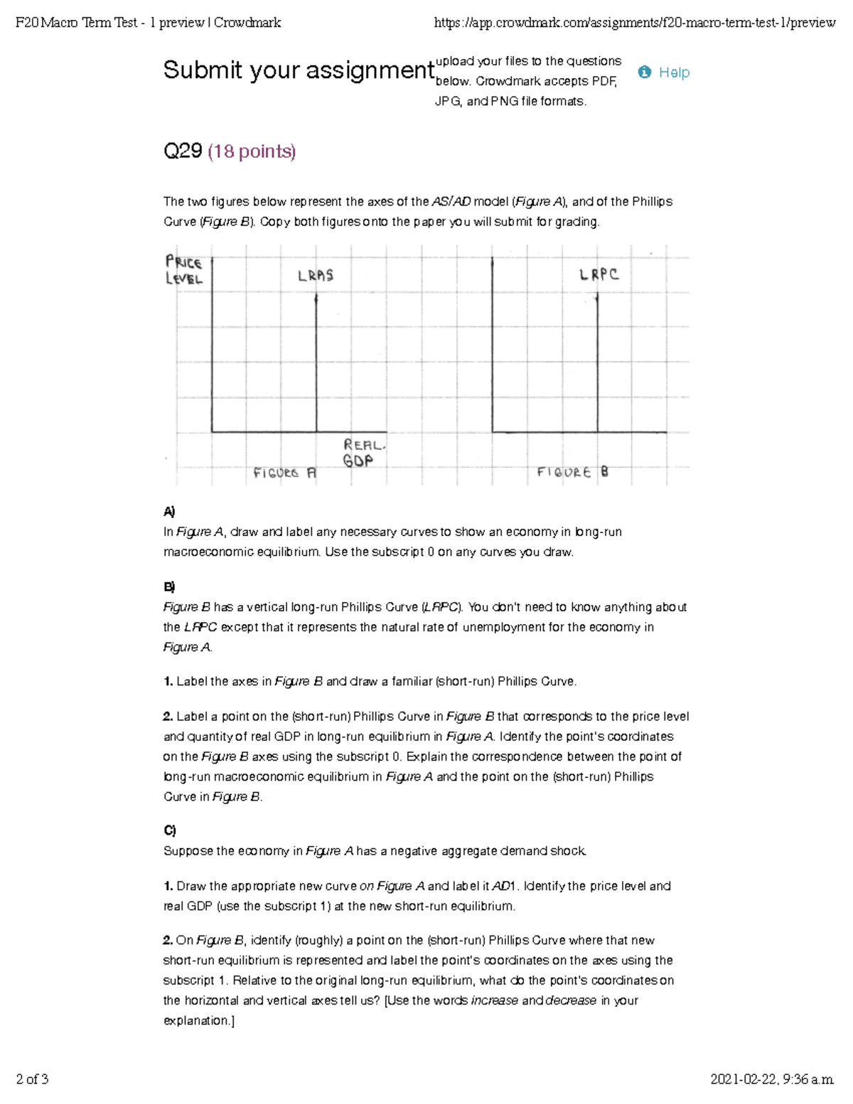 F23 Tutorial 12 Problems - Submit your assignment! Help upload your ...