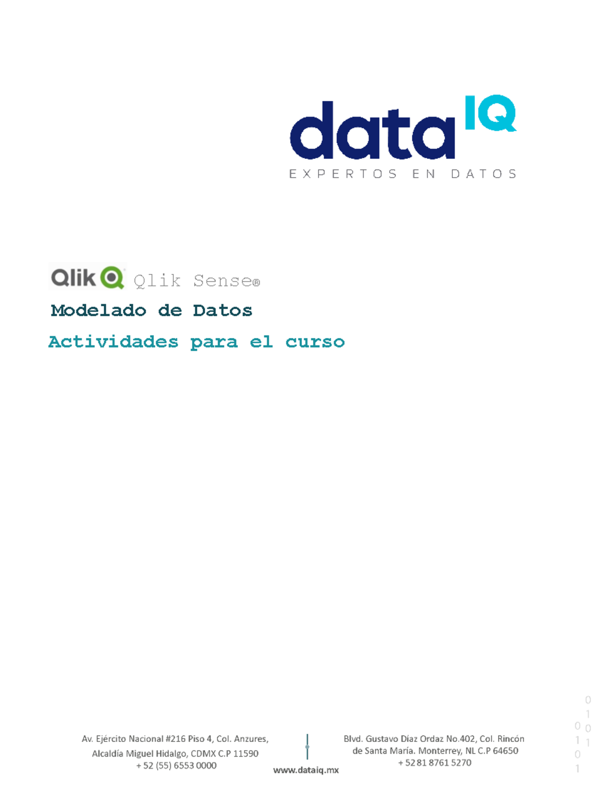 Qlik Sense Modelado de Datos: Actividades y Ejercicios 2023 - Document Preview