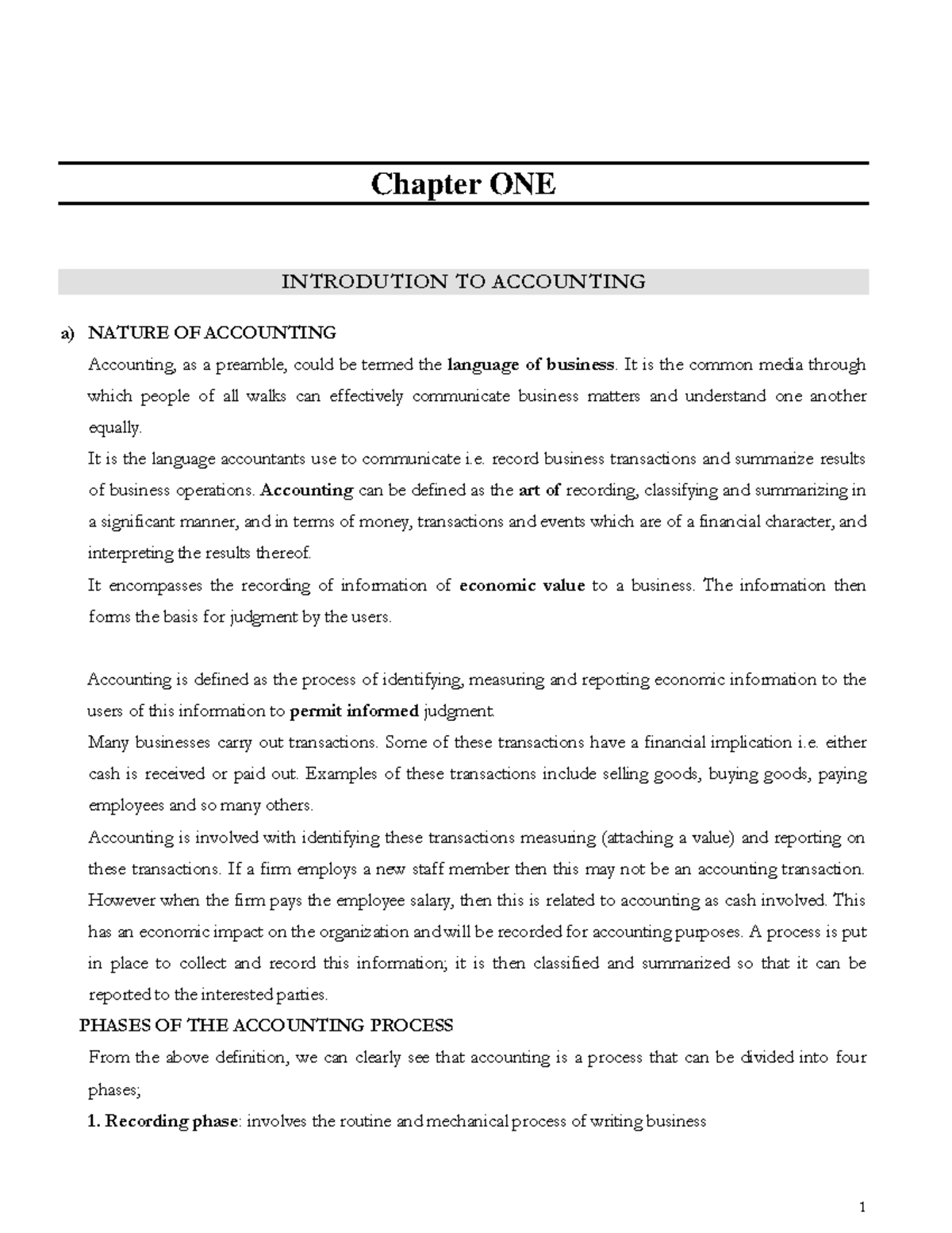 Financial Accounting Notes: Key Concepts & Theories Explained - Studocu