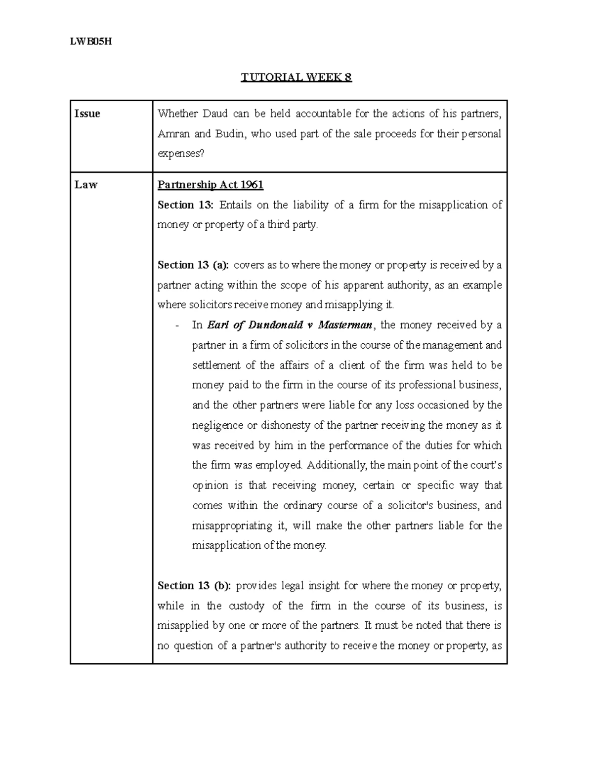 Letter of Intent Sample for LLP Formation - DIP/CL/AMC/12-2023 - Studocu