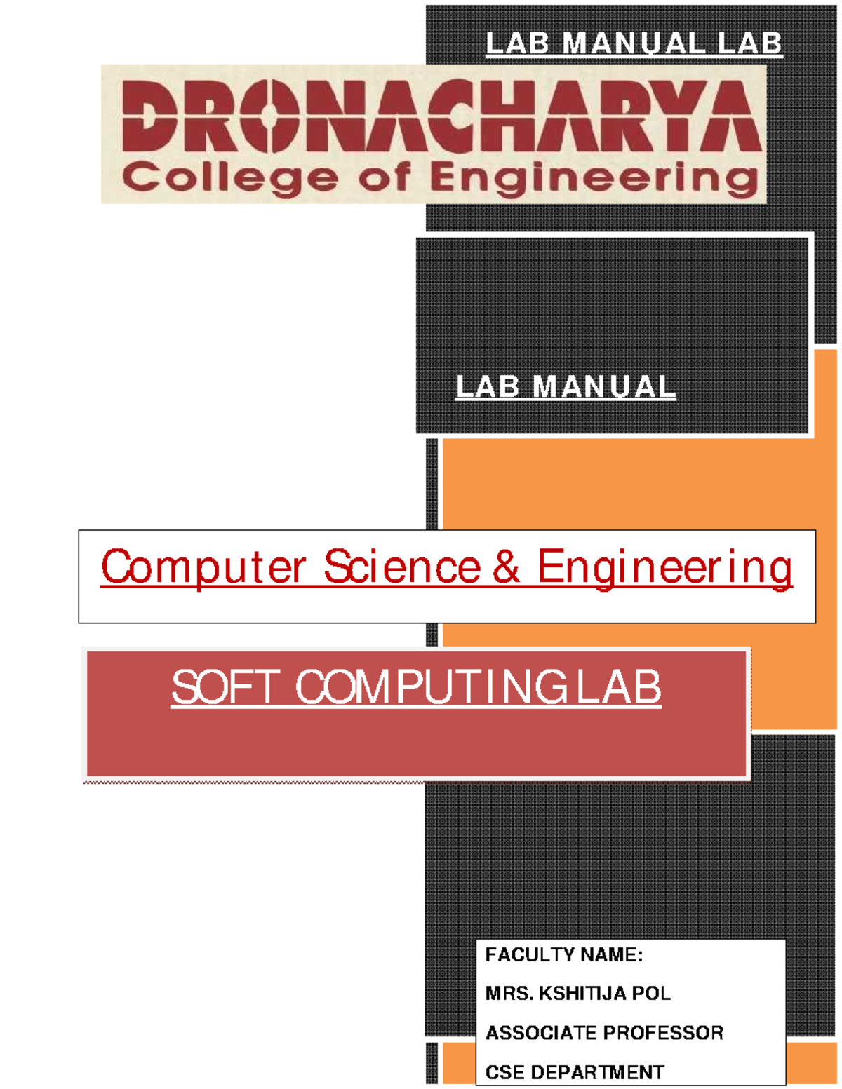 CSE 301: Soft Computing Lab Manual and Exercises - Studocu