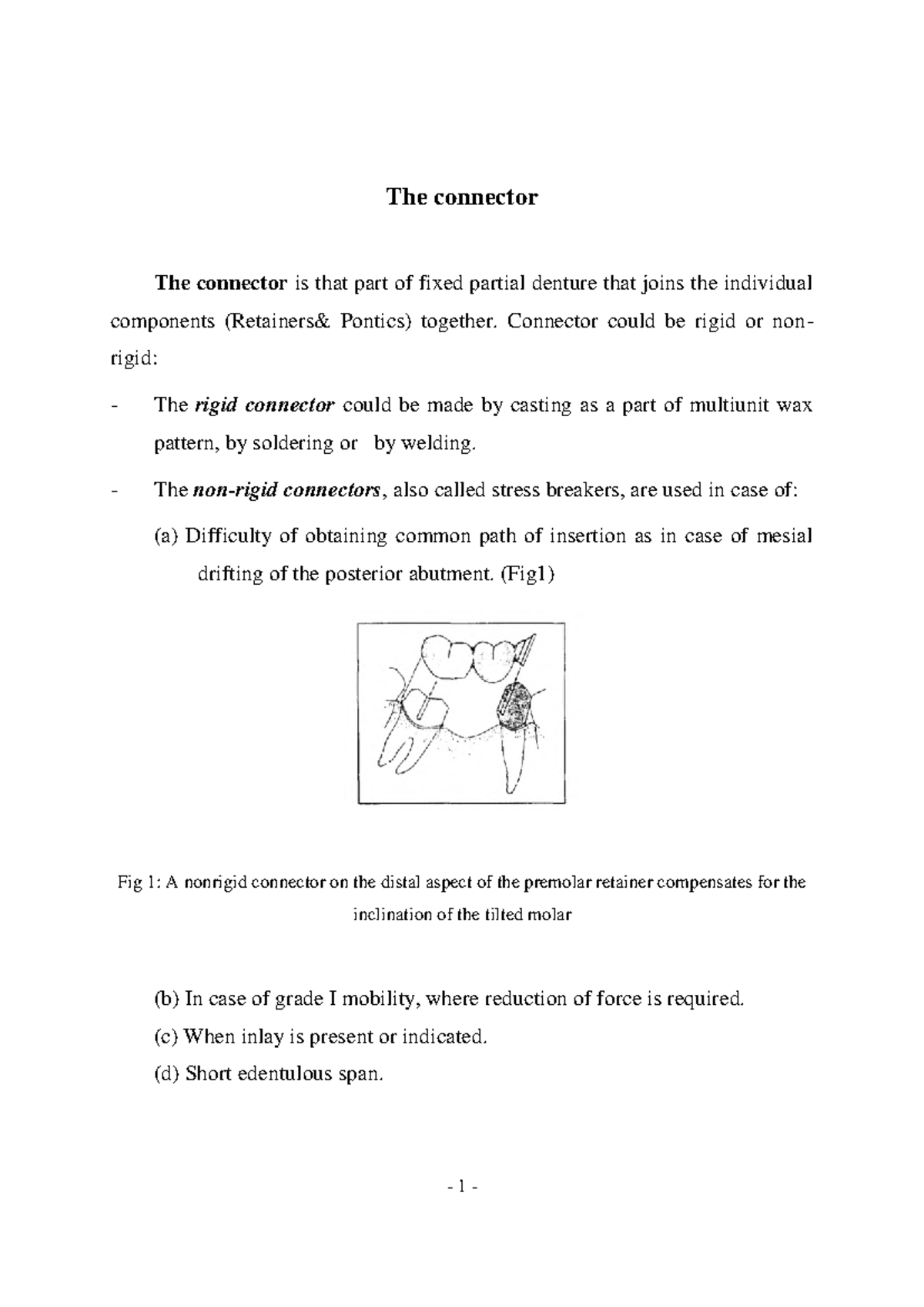 Fixed IV - Lec 4 & 5 - Connector ( Handout ) - The connector The ...