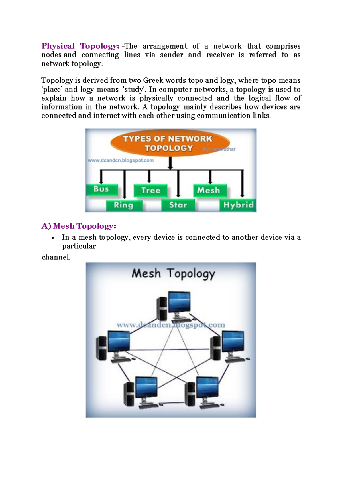 Cn Practical 1: Physical Topology & Cabling (Coaxial, OFC, UTP, STP ...