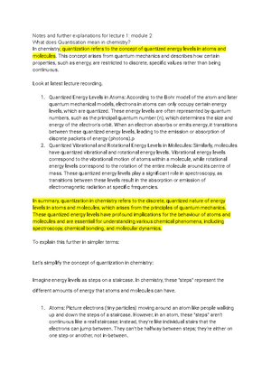 CHEM191 Module 3 - Structure & Reactions Of Organic Molecules (Notes ...