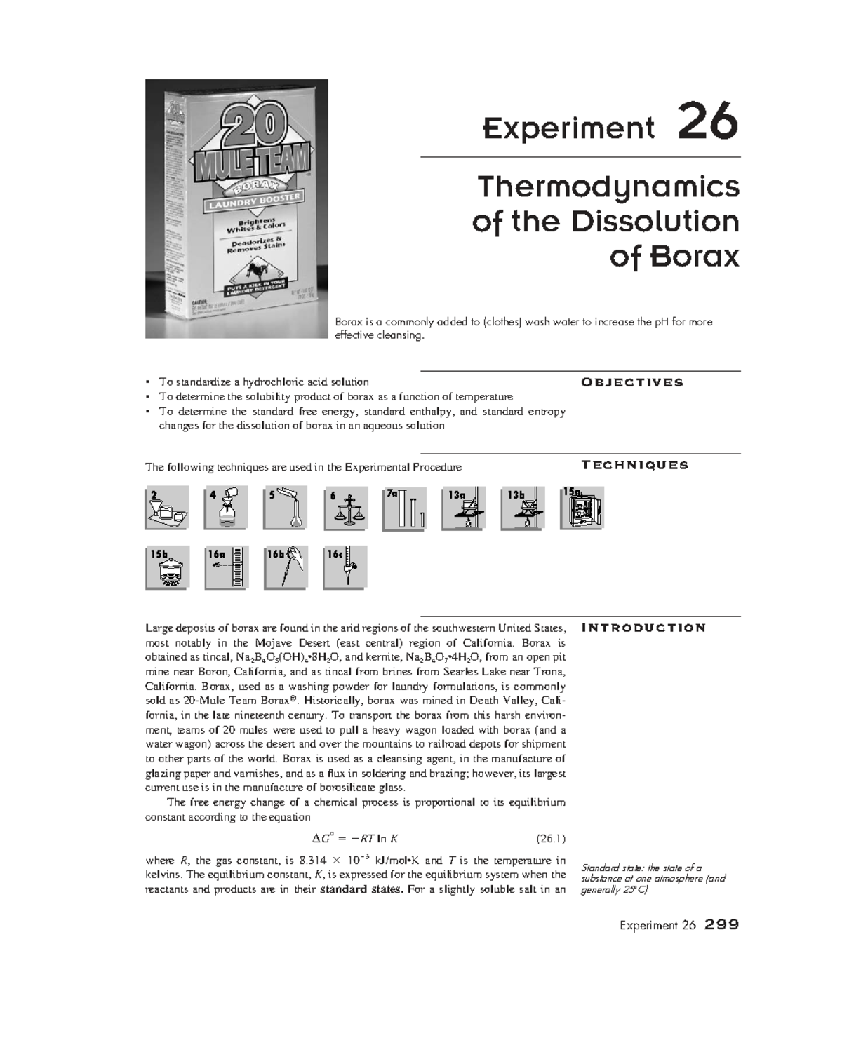 Experiment 26: Thermodynamics of Borax Dissolution Analysis - Studocu