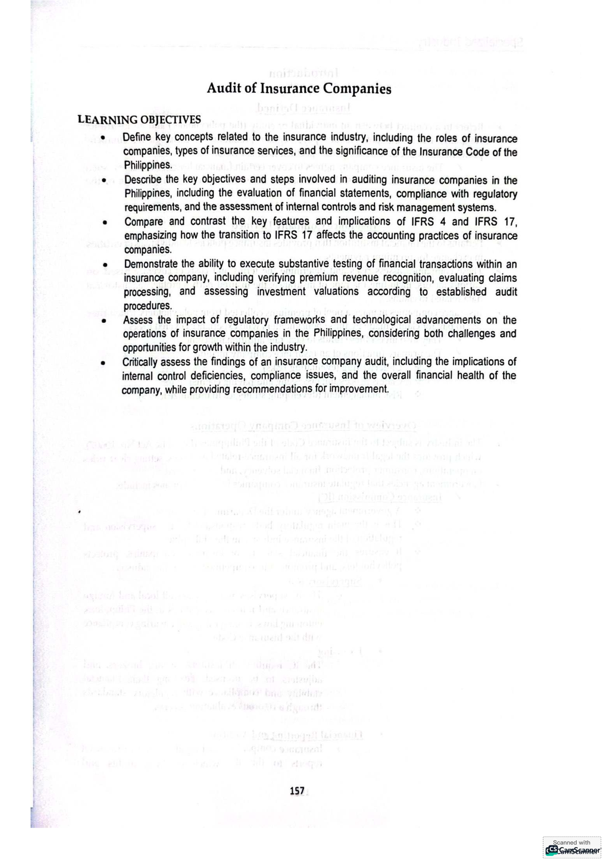 Audit of Insurance Companies: Key Concepts and IFRS 17 Implications ...