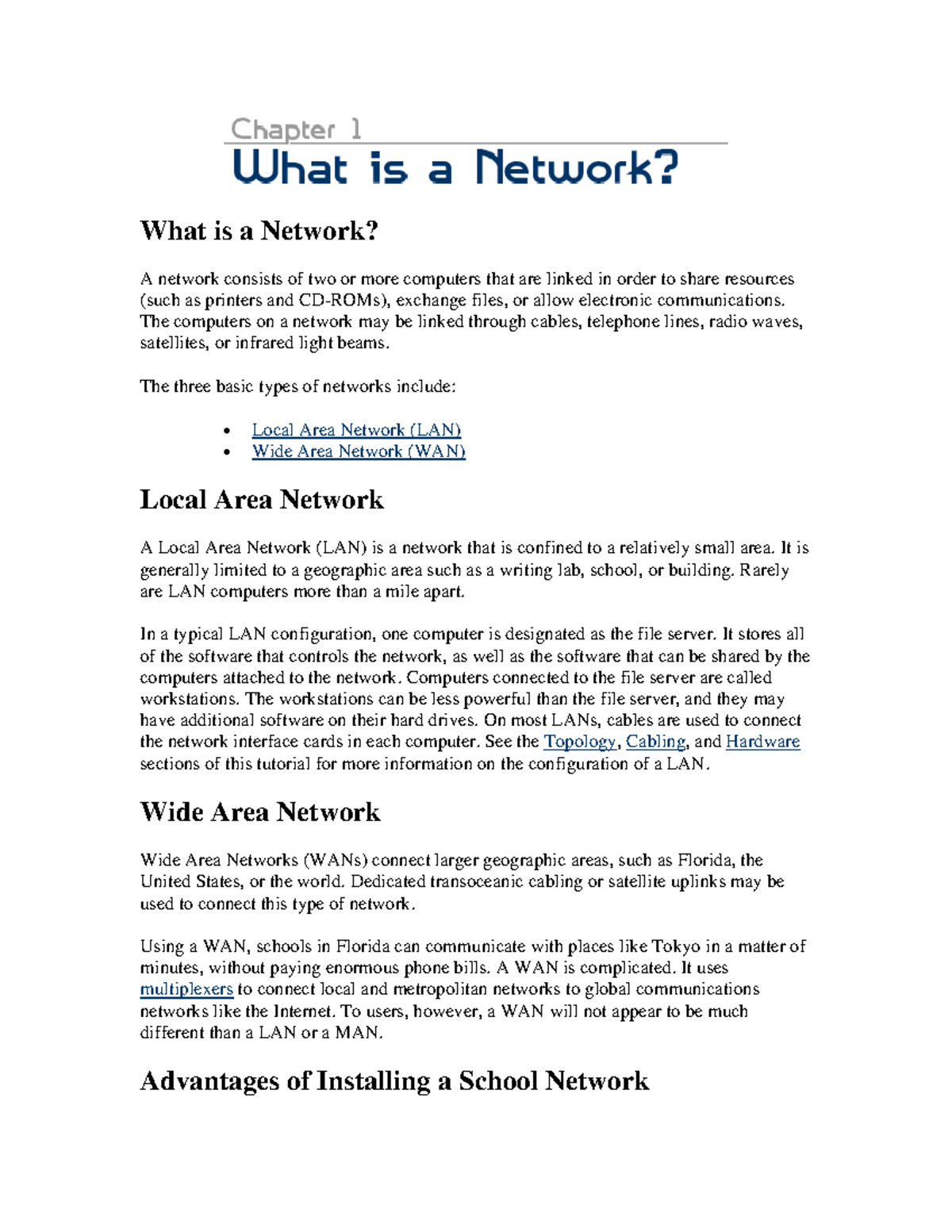 What is a Network - It will be helpful - What is a Network? A network ...