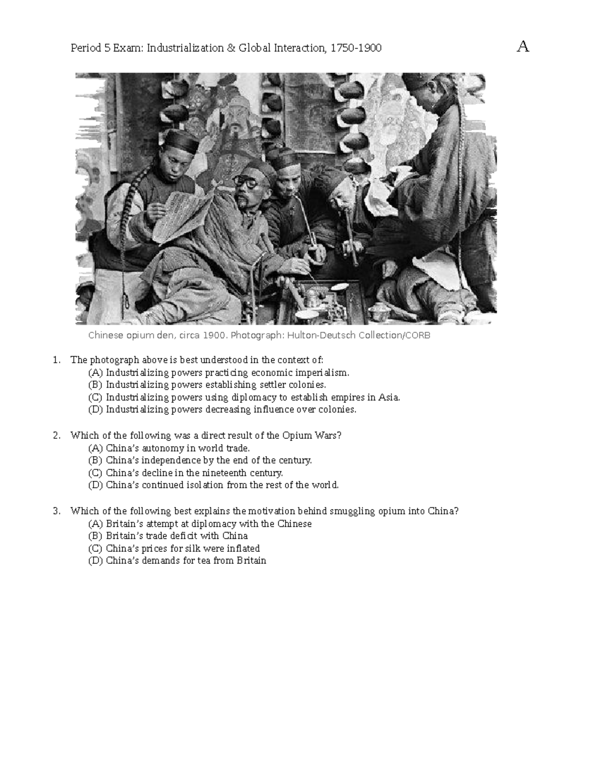 Period 5 History Exam A Study Guide - 2017 Questions & Answers - Studocu