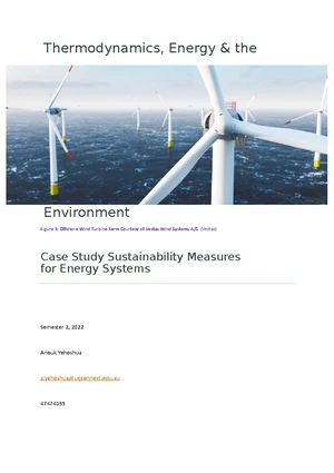 ENGG1500 Carbon Intensity Case Study for Energy Systems Analysis - Studocu