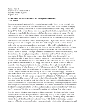Assignment Information - HUM 102 Module One Short Answer Assignment ...