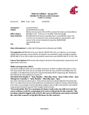 Math 202 - Section 9: Intro to Limits and Function Behavior - Studocu