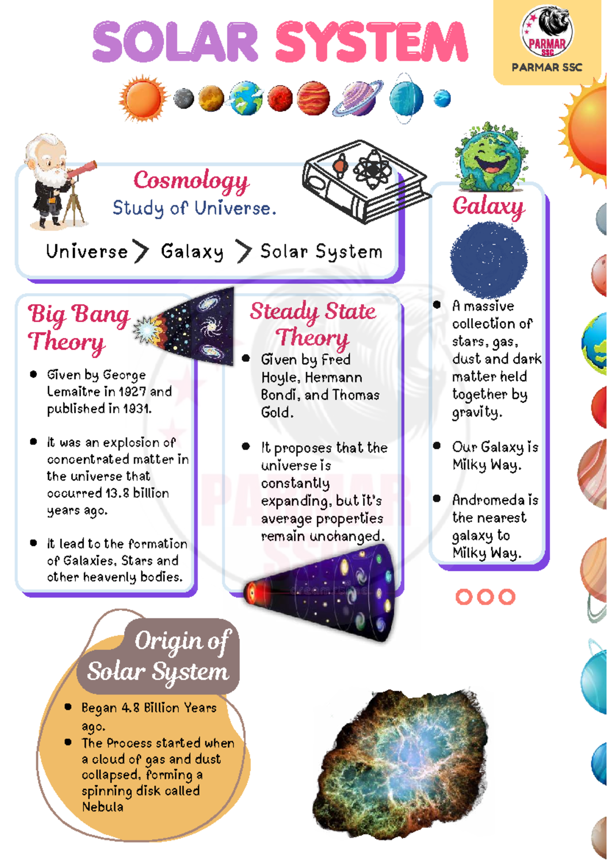 COSM 101: Study of the Solar System and Universe Theories - Studocu