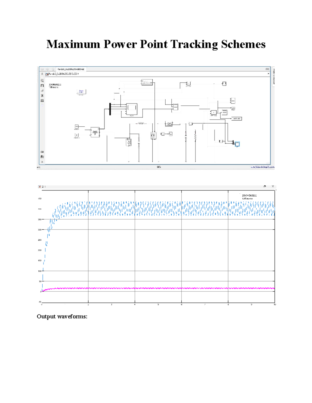 Maximum Power Point Tracking Schemes - electronics and communication ...