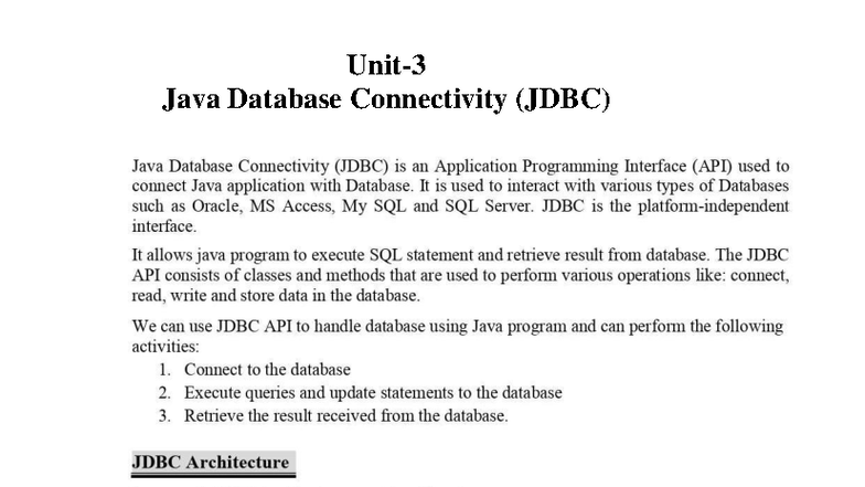 Java Database Connectivity (JDBC) Notes: PreparedStatement ...