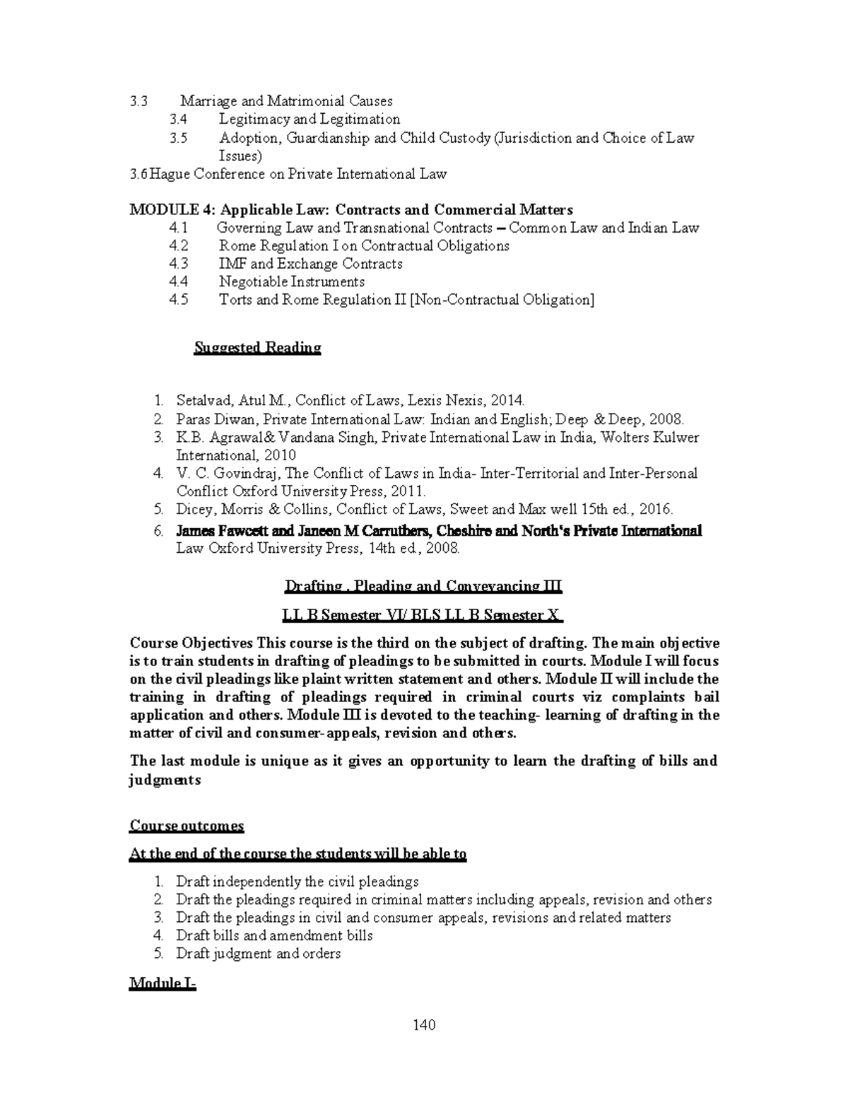 DPC II - Notes on Drafting, Pleading & Conveyancing Techniques - Studocu