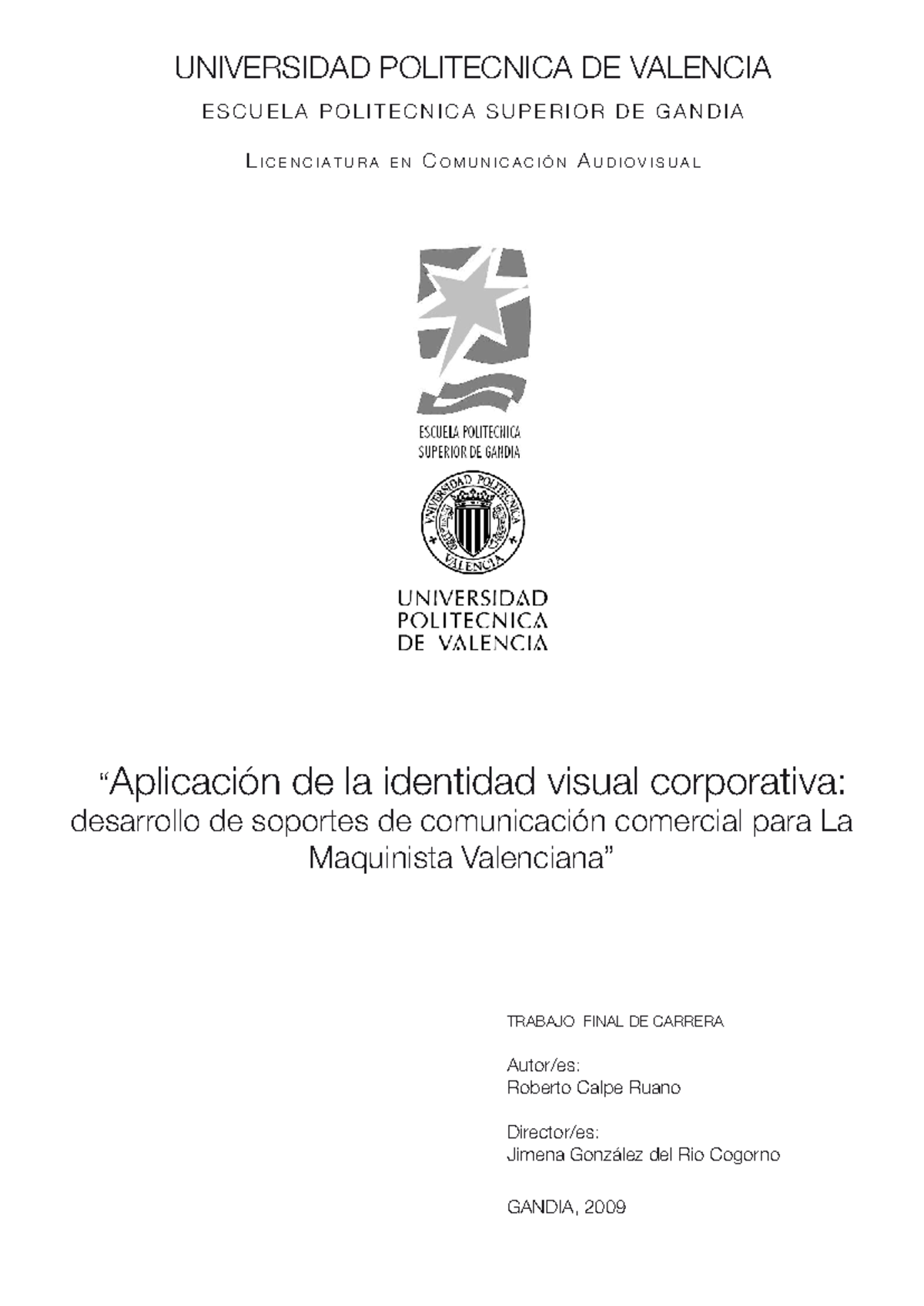PFC: Desarrollo de Identidad Visual Corporativa para La Maquinista ...