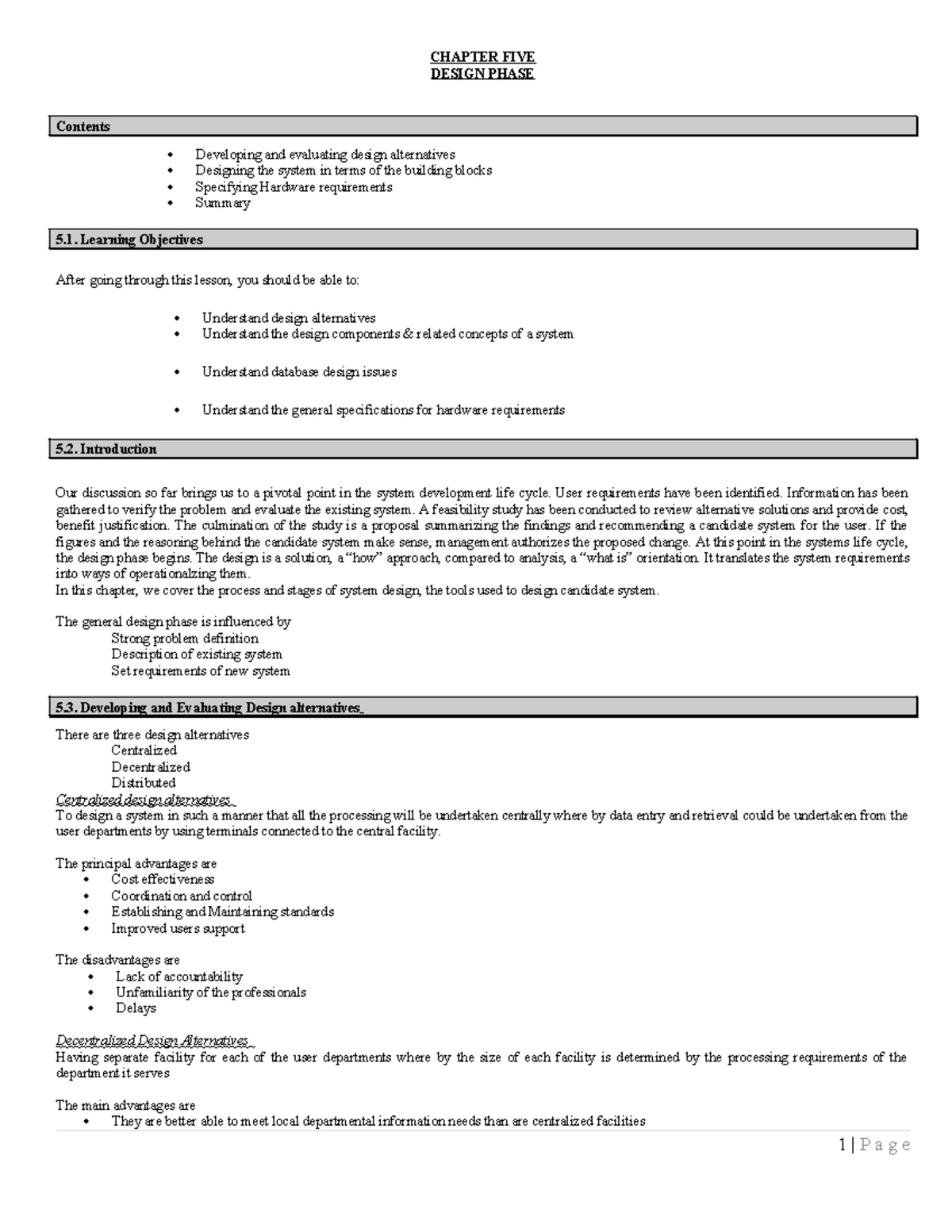 **COMP 202 - Chapter 5: System Design Overview and Best Practices ...