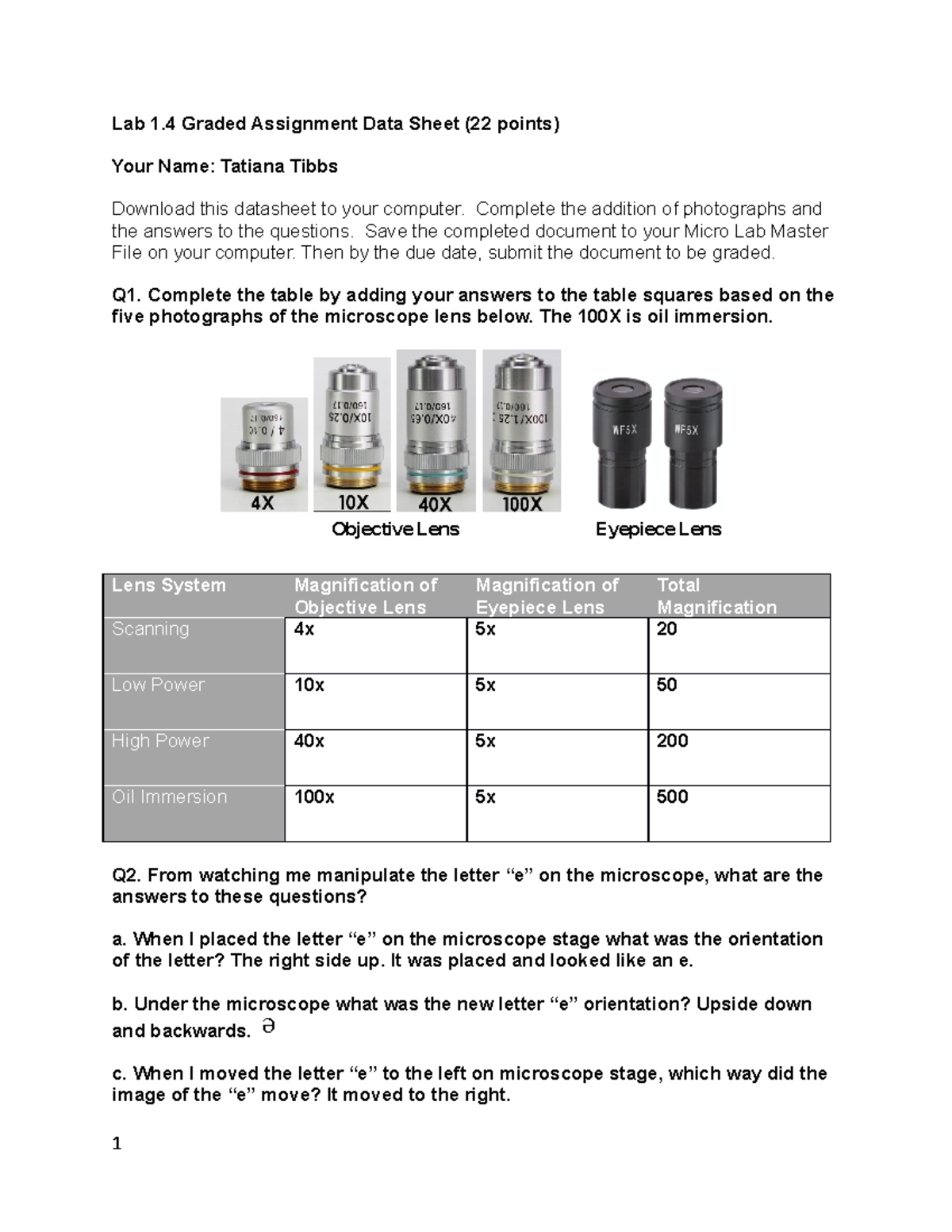 1.4 Graded Assignemnt Data Sheet tatiana - Lab 1 Graded Assignment Data ...