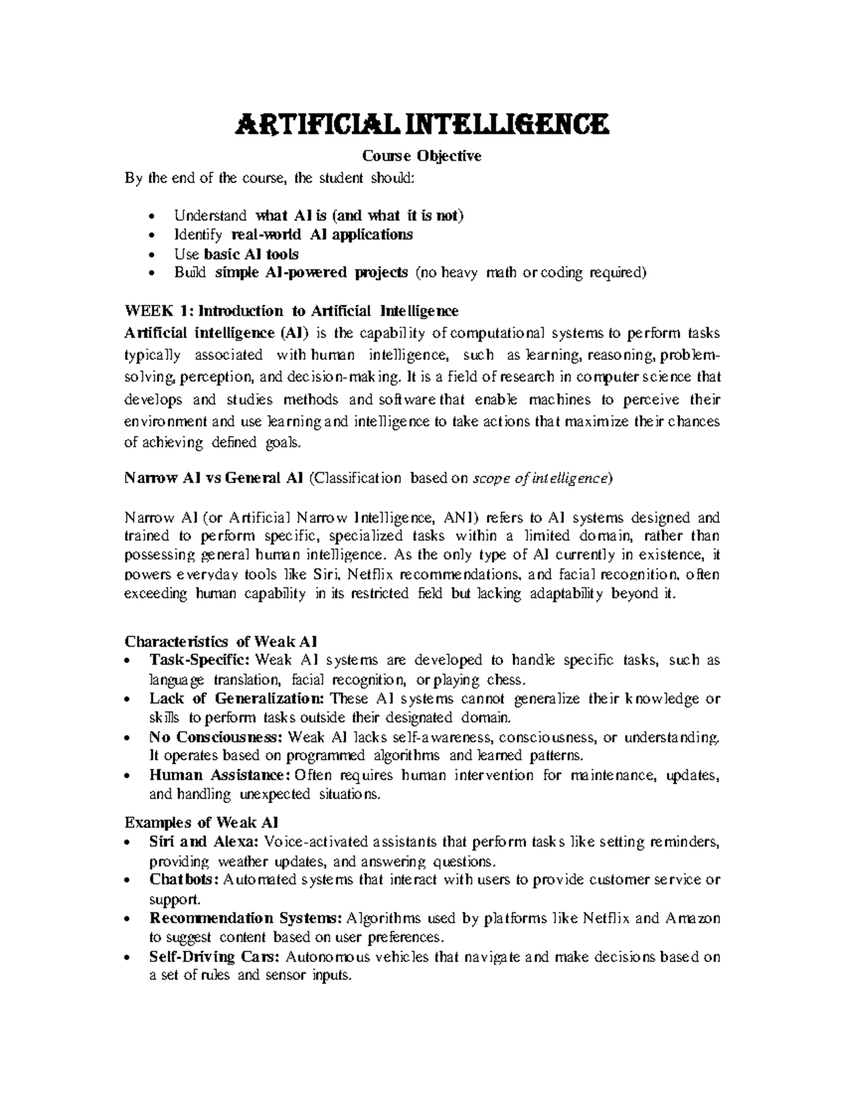 AI 101: Understanding Artificial Intelligence Concepts and Applications ...