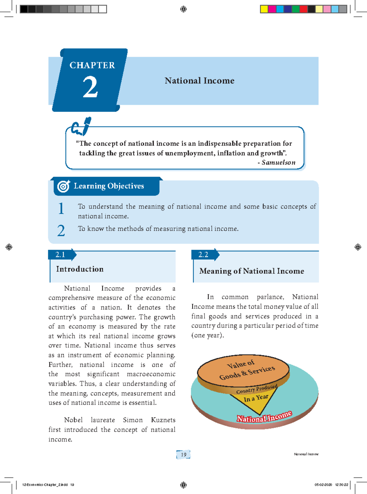National Income Concepts and Measurements - B.Tech Overview (02) - Studocu
