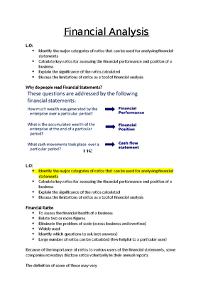 Introduction to Accounting - Notes - Introduction to Accounting – Notes ...