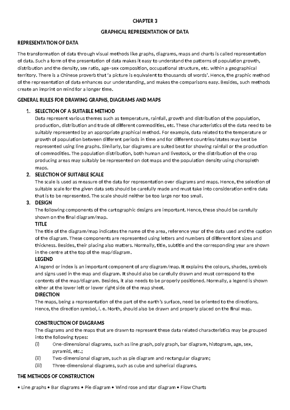 Chapter 3: Data Representation Methods and Their Applications - Studocu