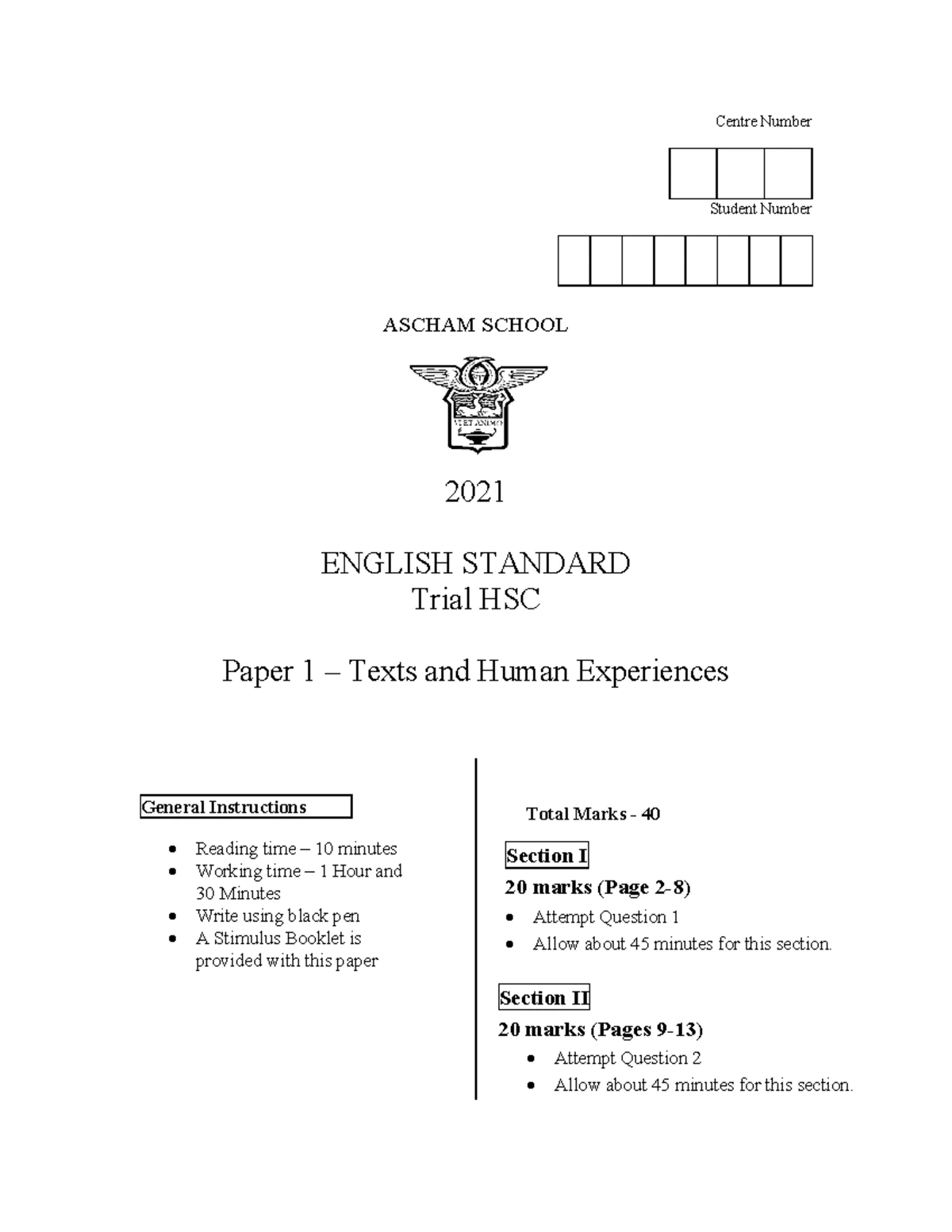 HSC Discursive Writing Study Notes: Key Features & Techniques - Studocu
