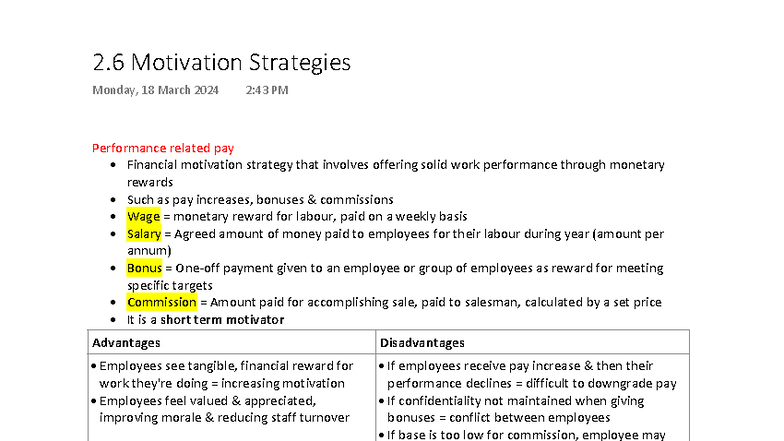 2.6 JacPLUS - Motivation Strategies Overview and Analysis - Studocu
