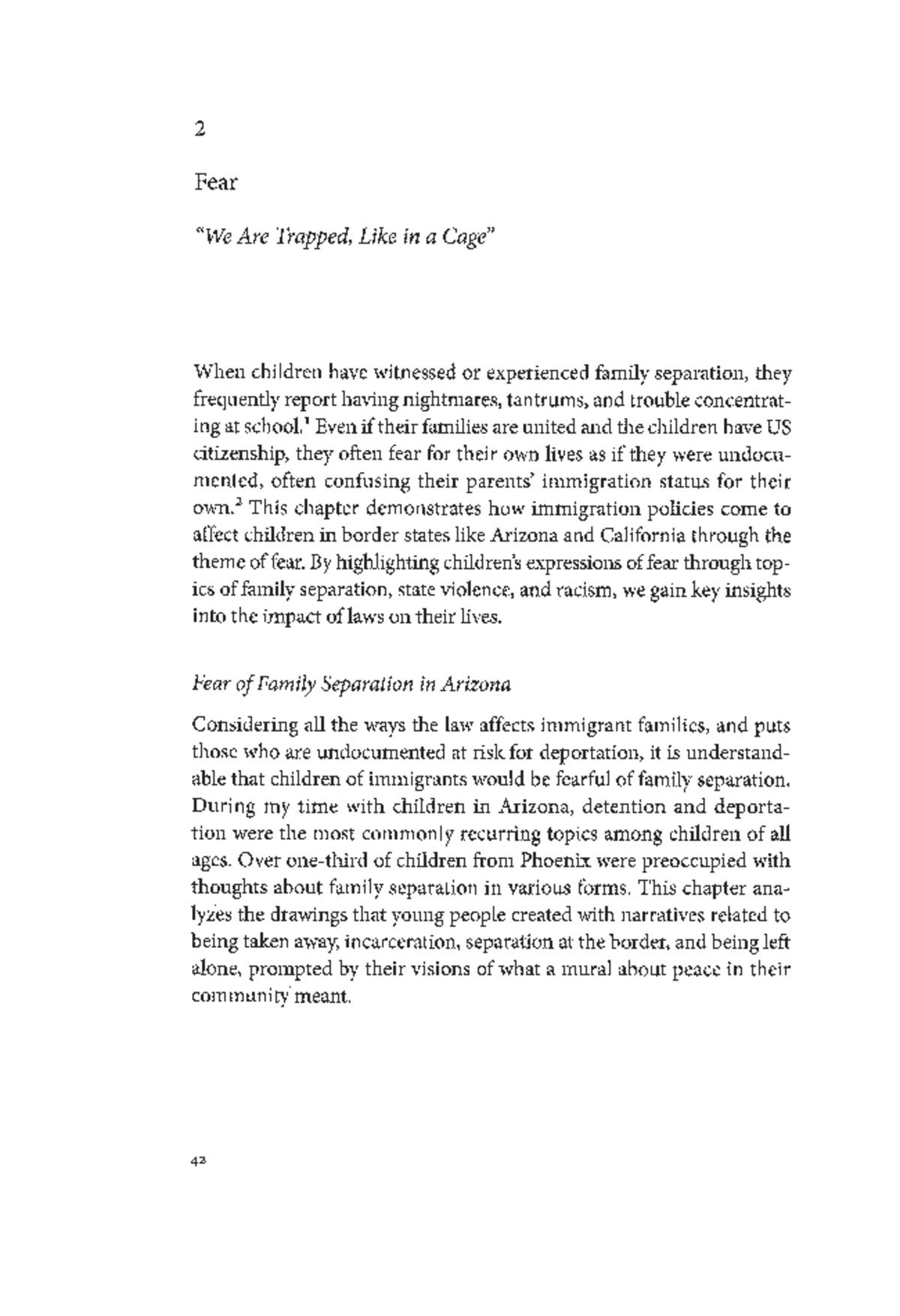 Vega 2023, Drawing Deportation - Final Analysis Notes - 2 Fear Are ...