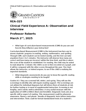 Clinical Field Experience B: Reading Horizons Tier 2 Intervention ...