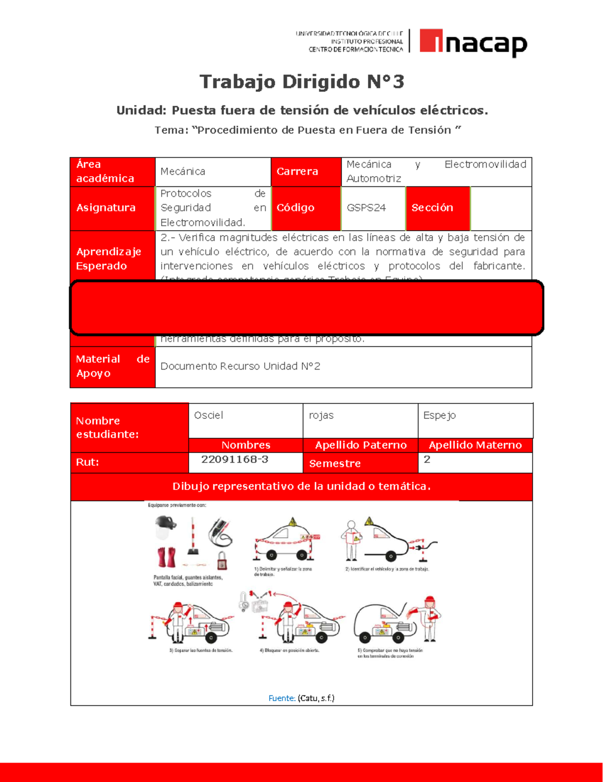 GSPS24: Protocolos de Seguridad en Electromovilidad - Puesta Fuera de Tensión - Document Preview