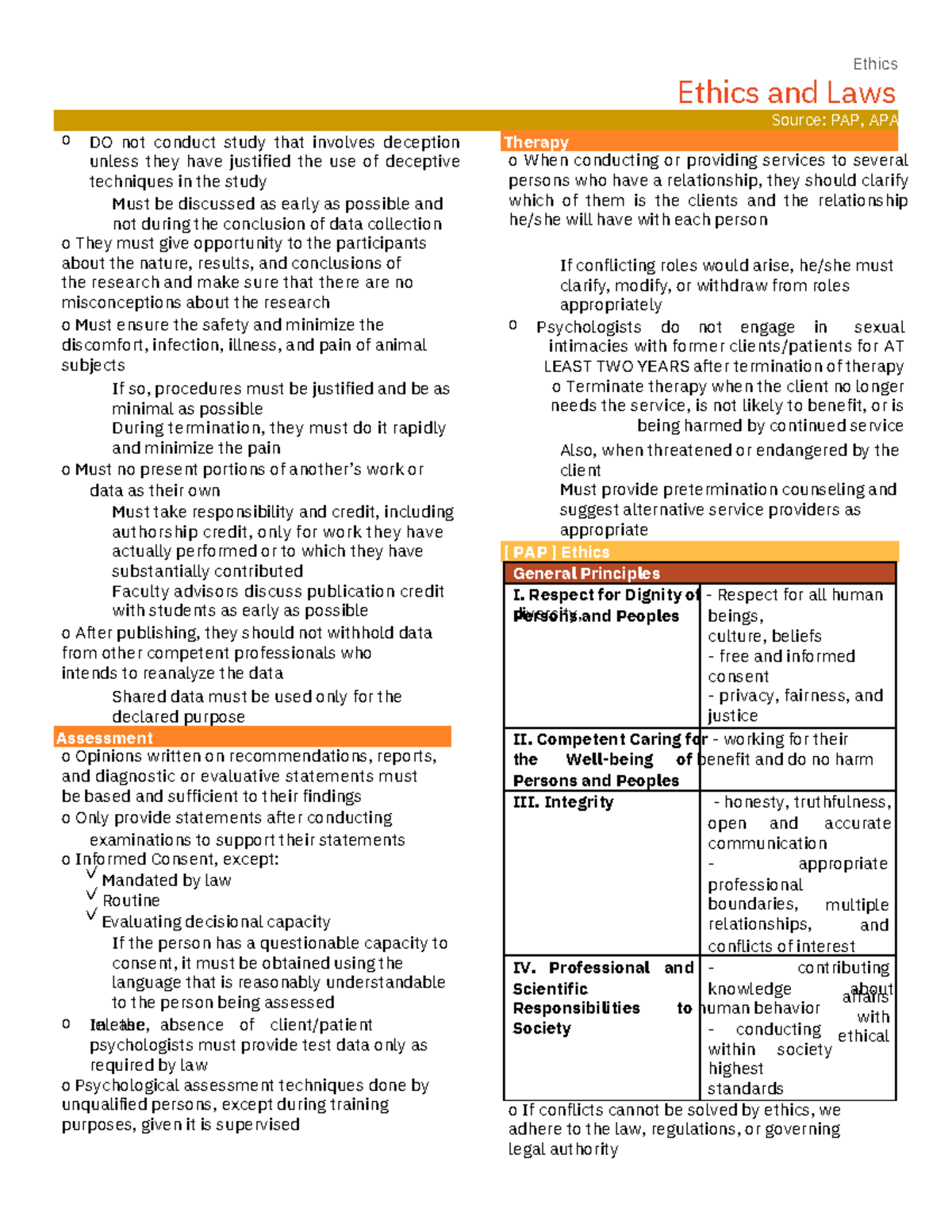 Ethics in Research: Key Principles and Responsibilities - STUDY - Studocu